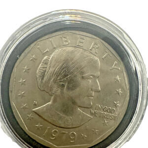 1979 Susan B Anthony Dollar – Wide Rim - Error
